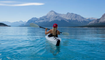 Canoeing On The Lake